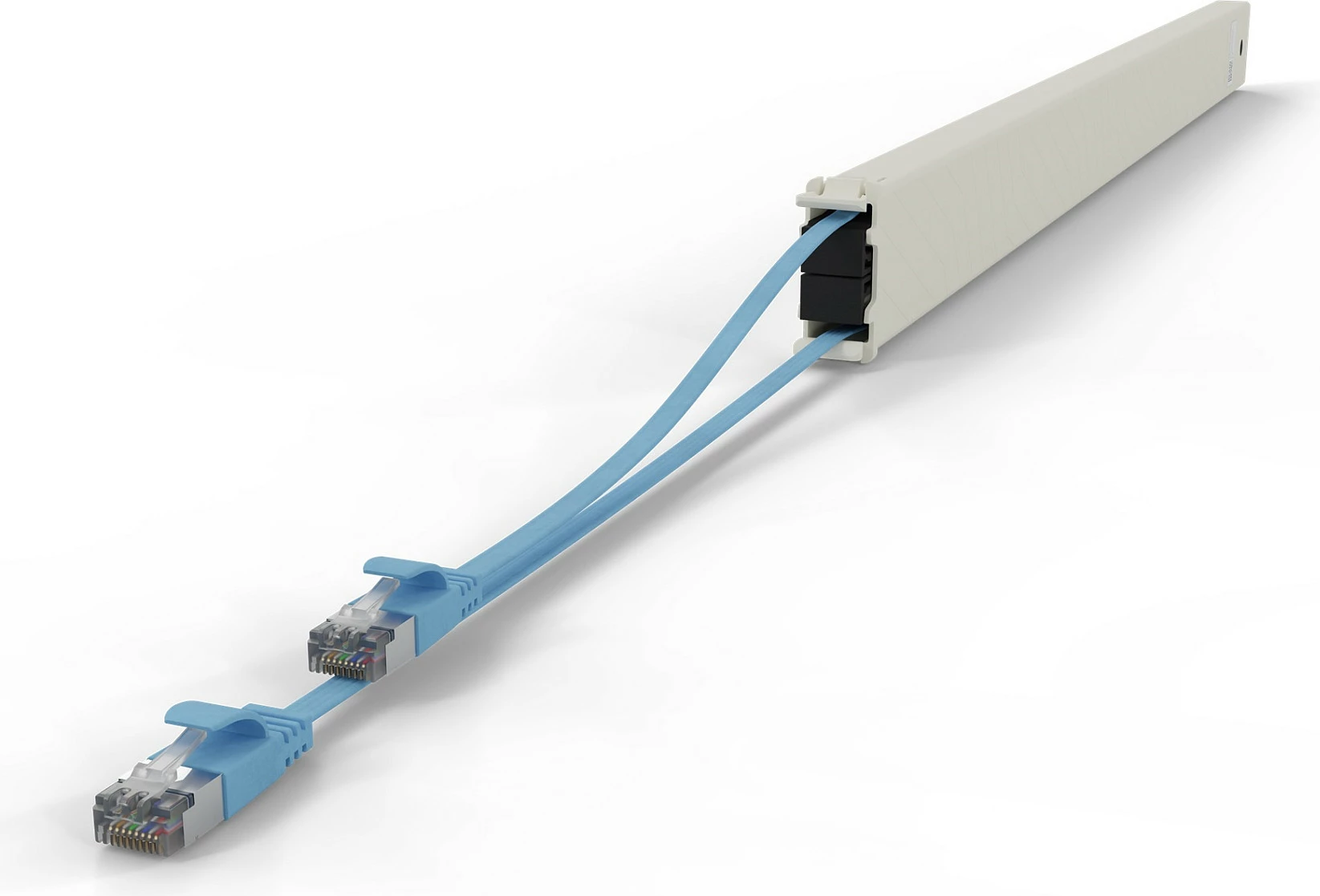 Kabl LAN PATCHBOX patchbox.one Cassette 46RU, Cat6a STP U/FTP, 2.5m, RJ-45 në RJ-45, blu