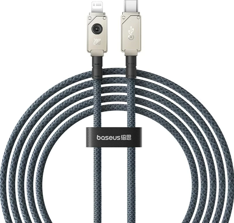 Kabllo Baseus Unbreakable USB C në iP, 2 m, 20 W, E zezë
