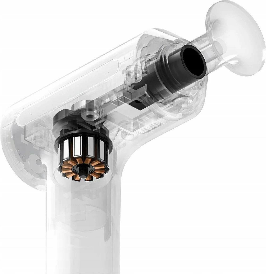 Pistoletë masazhi Xiaomi Massage Gun 2 MJJMQ05YM, 25 kg, 2450 mAh, USB-C, me 3 koka, e zezë