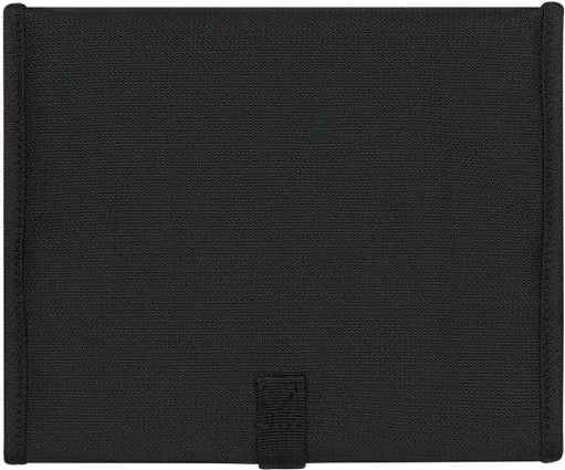 Çantë tualeti RIVACASE ECO 8408, RPET, 4 ndarje me zinxhir, me grep varës, e zezë