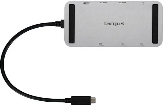 Mini dock Targus USB4 Dual 4K HDMI, 20Gbps, PD 140W, i argjendtë