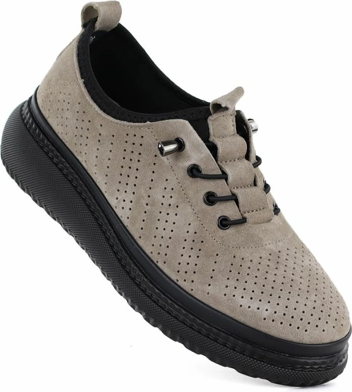 Këpucë platforme për femra Jezzi 26PB18-135, fango