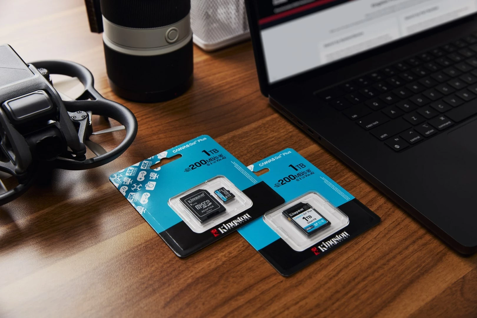 Kartë memorie Kingston Canvas Go! Plus 1TB SDXC, 200MB/s, e zezë