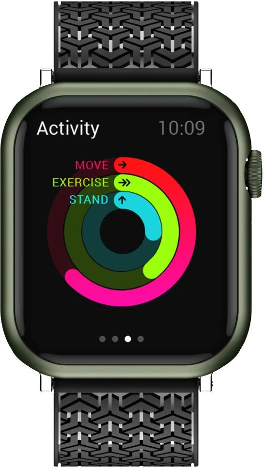 Rrip për Apple Watch Hurtel Strap Y, TPU, i zi