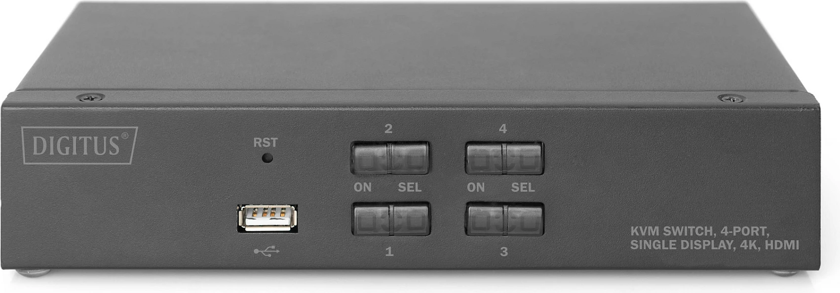 Switch KVM Digitus 4-Port HDMI 4K, USB, Audio, i zi