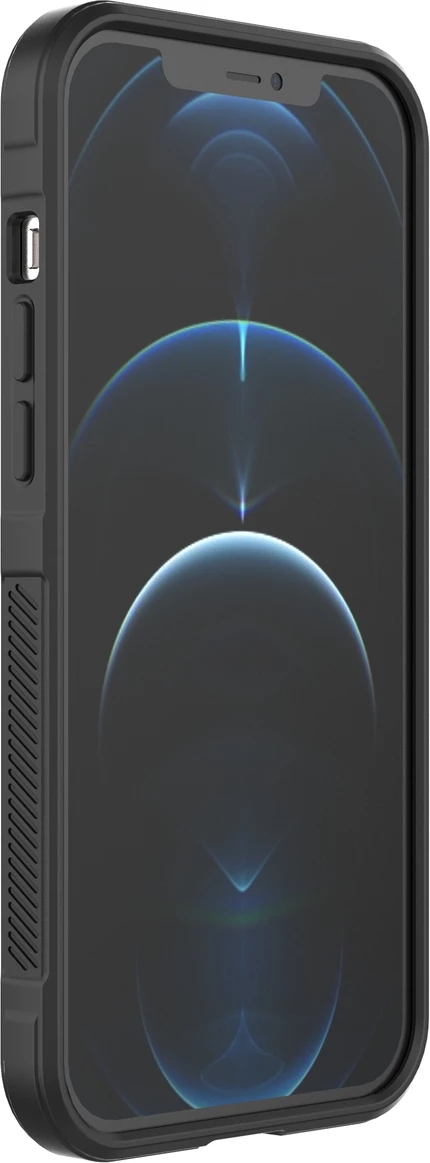 Mbështjellës Hurtel Magic Shield Case për iPhone 12 Pro Max, fleksibil, i blinduar, Kaltër e errët