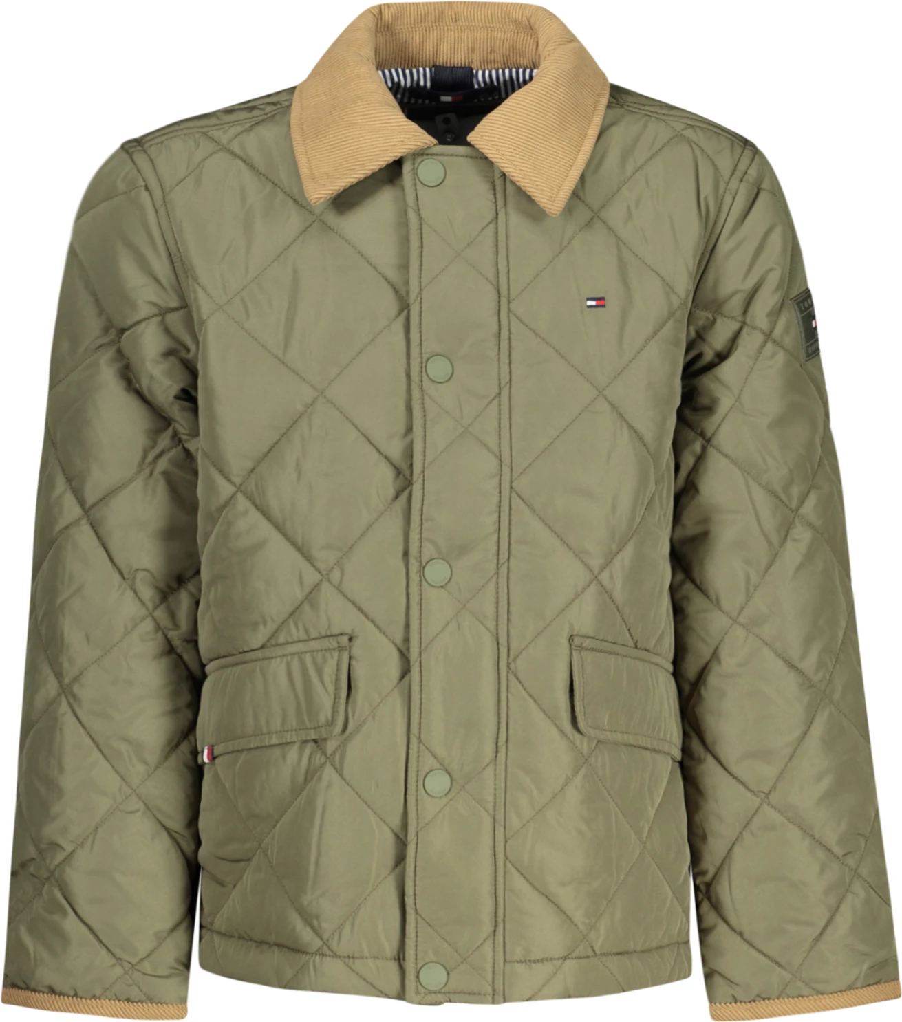 Jakne për djem TOMMY HILFIGER, e gjelbër