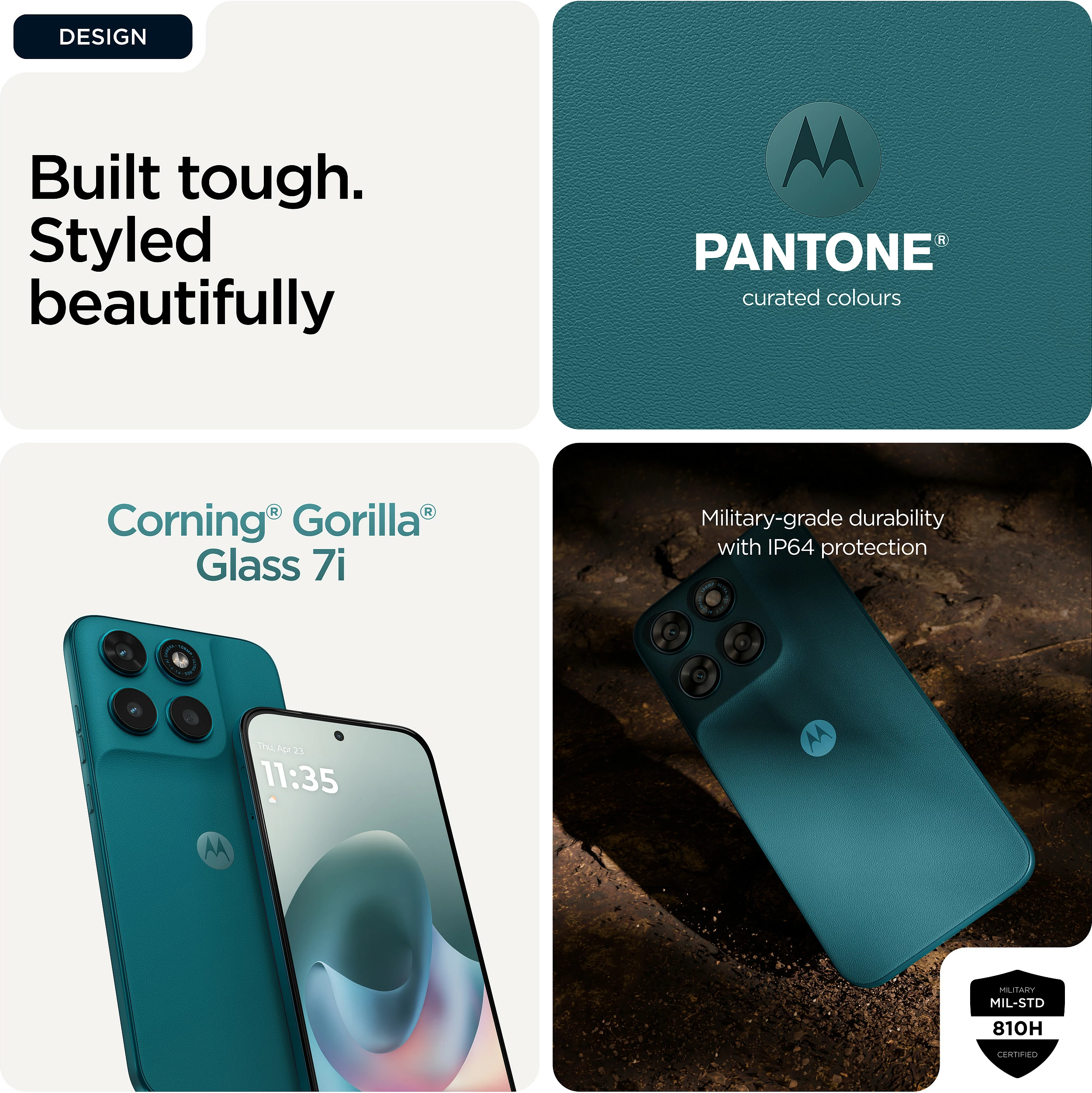 Celular Motorola moto g77, 8GB RAM 256GB, 6.8" AMOLED, 108MP, 5G, Green