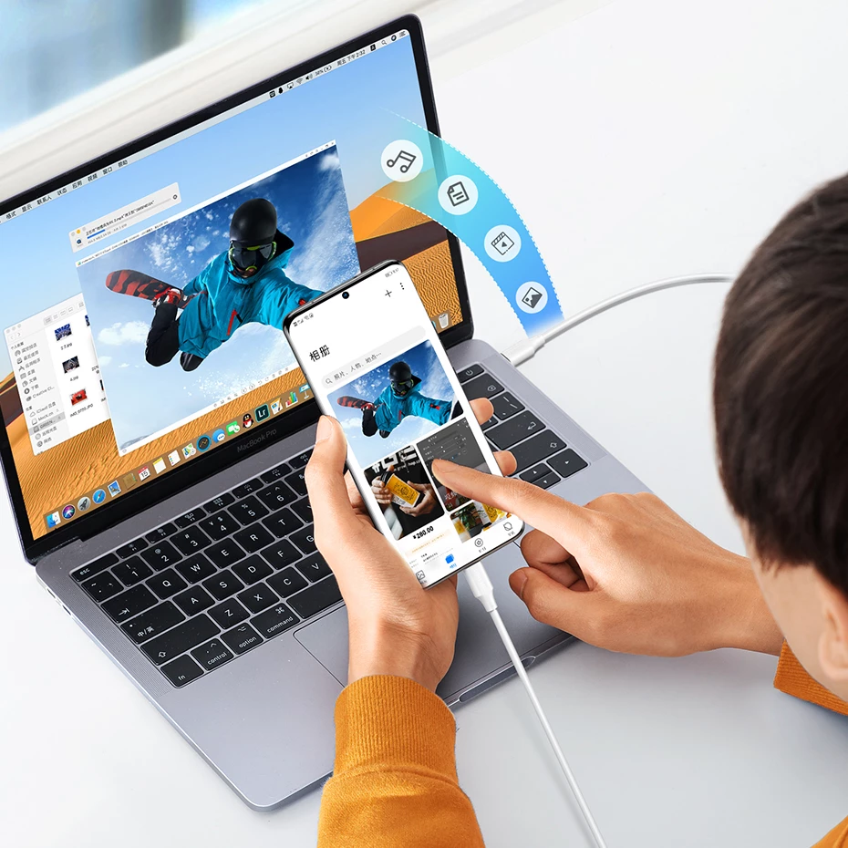 Kabllo USB-C në USB-C Ugreen US562, 1m, 100W, e bardhë