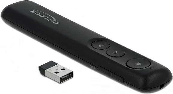 Prezantues USB laser DeLOCK, 2.4GHz, rreze 30 m, i zi