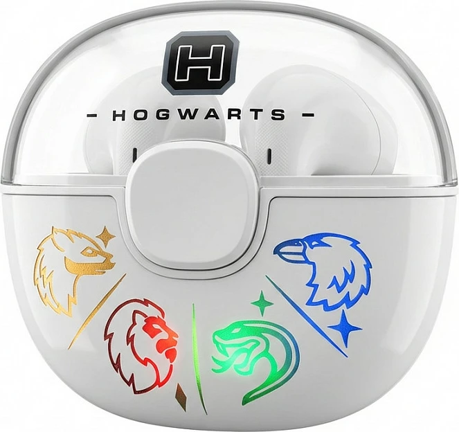Kufje Lazerbuilt In-Ear Harry Potter Hogwarts, të bardha