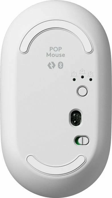 Set tastierë + maus Logitech POP Icon Combo 920-013141, Bluetooth, US INTL, pa numpad, i bardhë