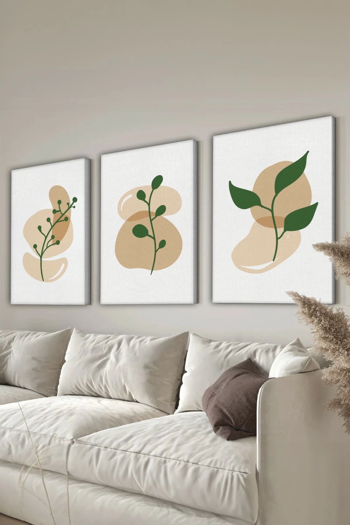 Pikturë dekorative në kanavacë (3 copë), Wallity, 3Cnvs20, 40x60cm