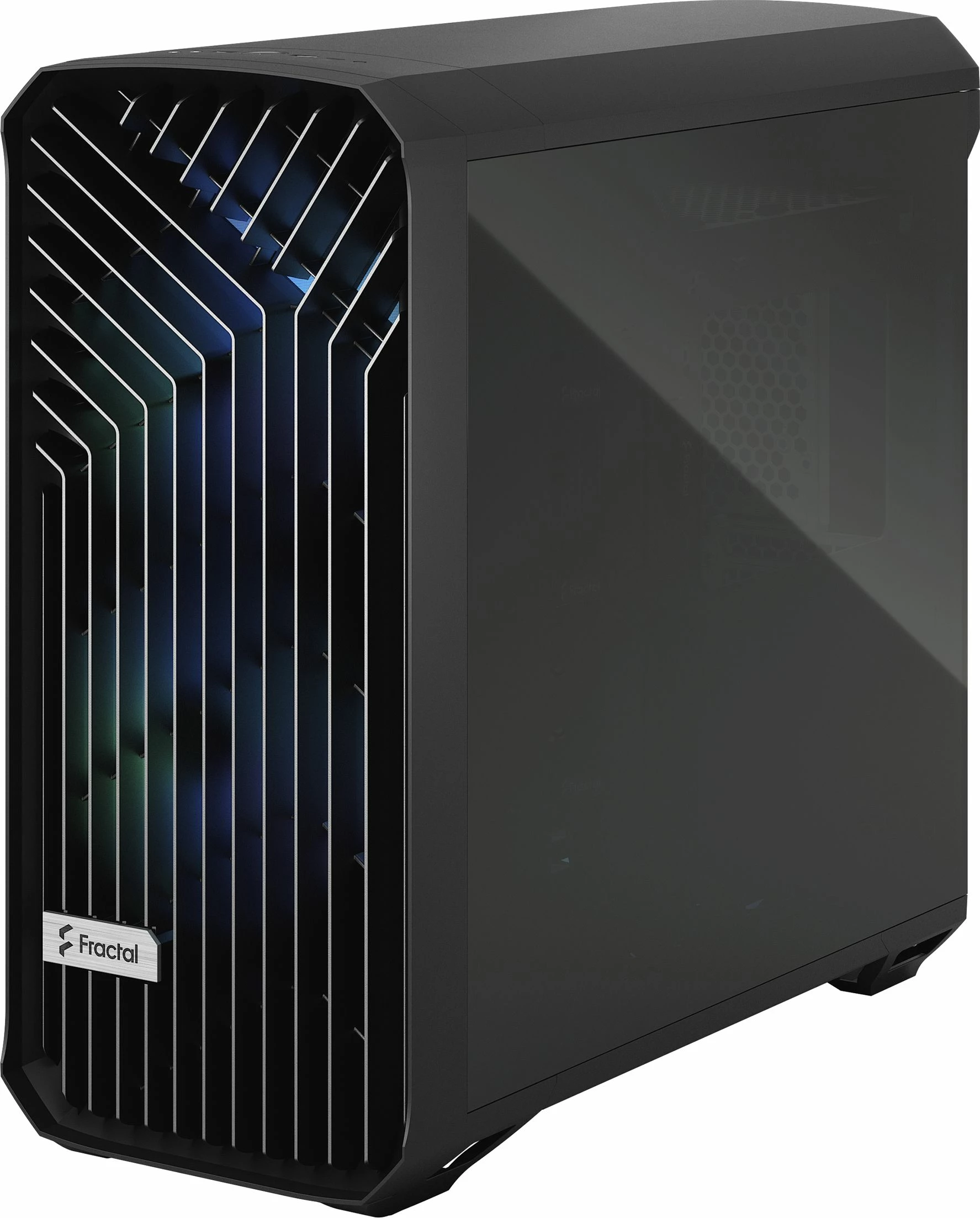 Kasë Fractal Design Torrent RGB TG Light Tint FD-C-TOR1A-04, Full Tower, e zezë