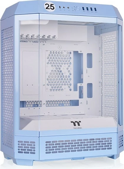 Kasë Thermaltake The Tower 600, Midi Tower, Hydrangea Blue, xham i temperuar, RGB
