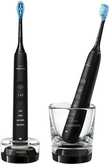 Furçë dhëmbësh elektrike, Philips, Sonicare DiamondClean 9000 HX9914/54, me aplikacion, e zezë, set 2x