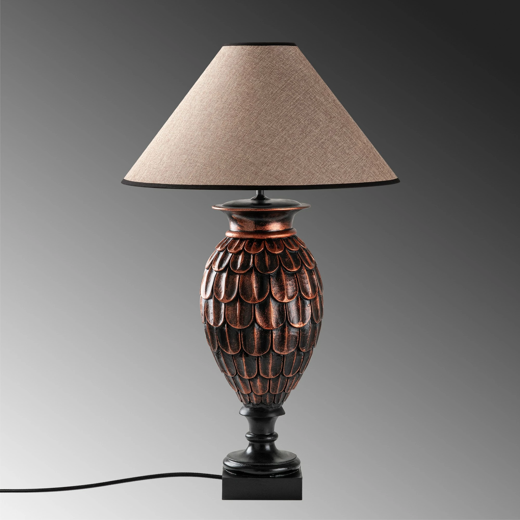 Llambë tavoline Opviq, ELEGANZE-5304, ngjyrë kafe