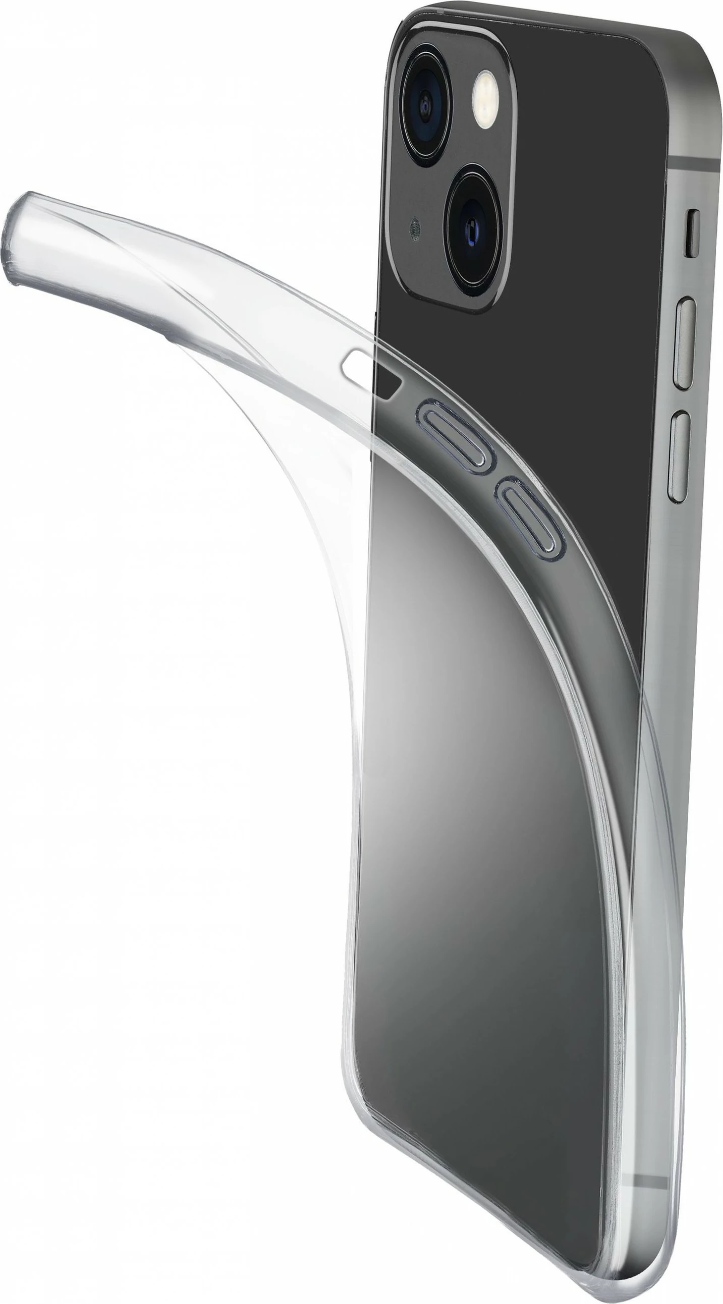 Mbështjellës Cellular Line Fine për iPhone 15 Plus, transparent