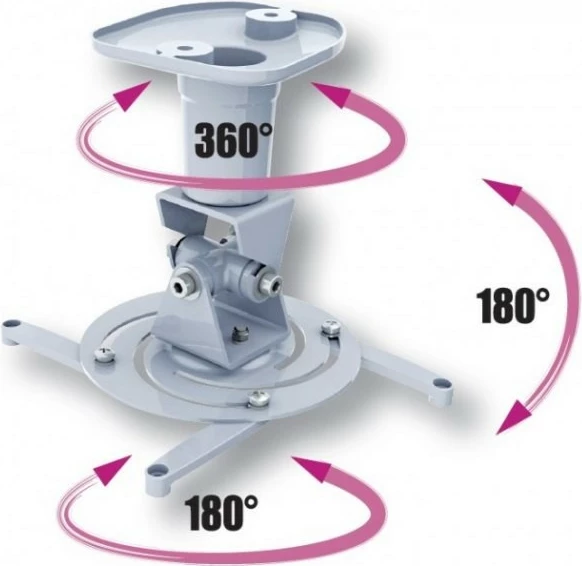 Krah tavani për projektor Techly 022397, 22cm, 10kg, i bardhë