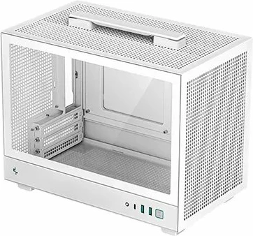 Kasë Deepcool CH160 Plus (R-CH160-WHNGM0-G) SFF Mini-ITX/uATX, USB-C, e bardhë