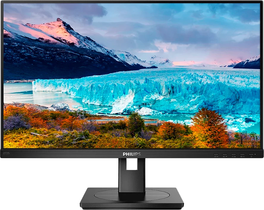 Monitor PHILIPS 272S1AE 27" FHD IPS 75Hz 4ms me altoparlantë, Full Ergo, i zi