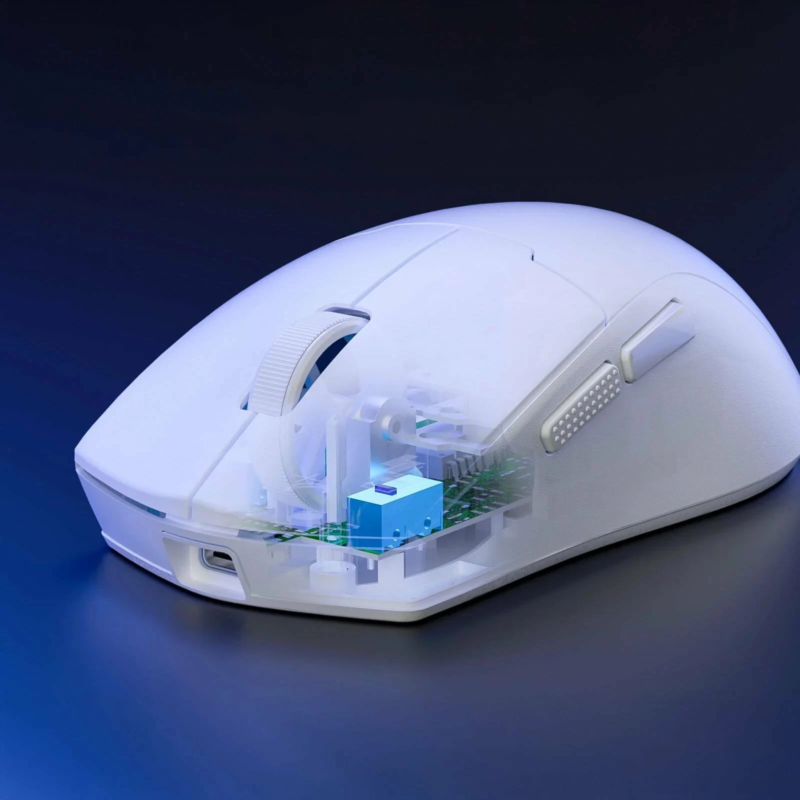 Maus Redragon M918W K1NG PRO MAX 26000 DPI PAW3395 wireless/BT/USB, i bardhë