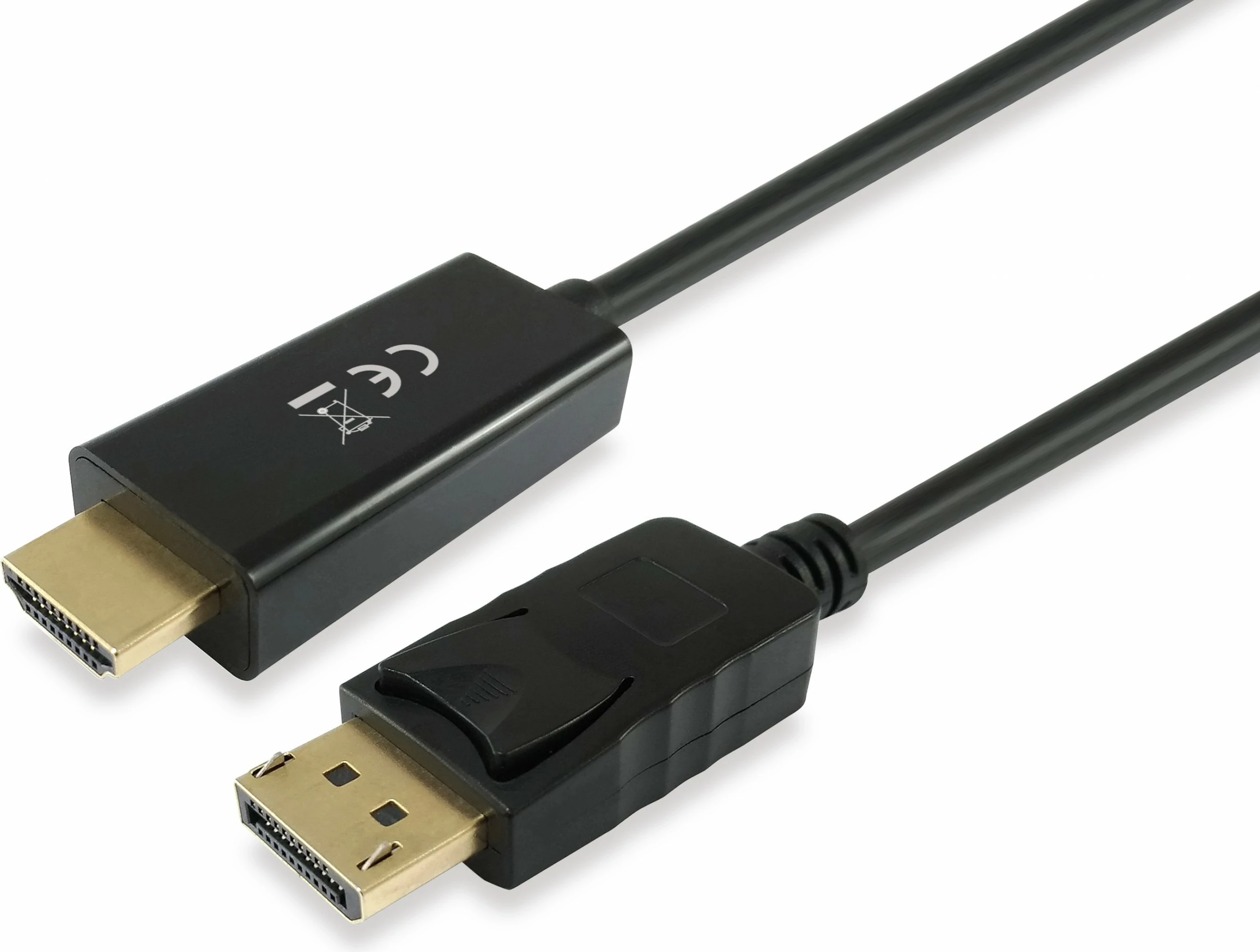 Kabllo adapter DisplayPort në HDMI, Equip, 3 m, e zezë