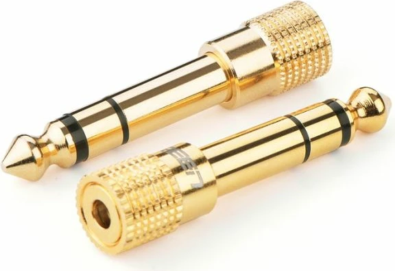 Adapter audio jack UGREEN 20503 6.5mm mashkull në 3.5mm femër, ar, 1 copë