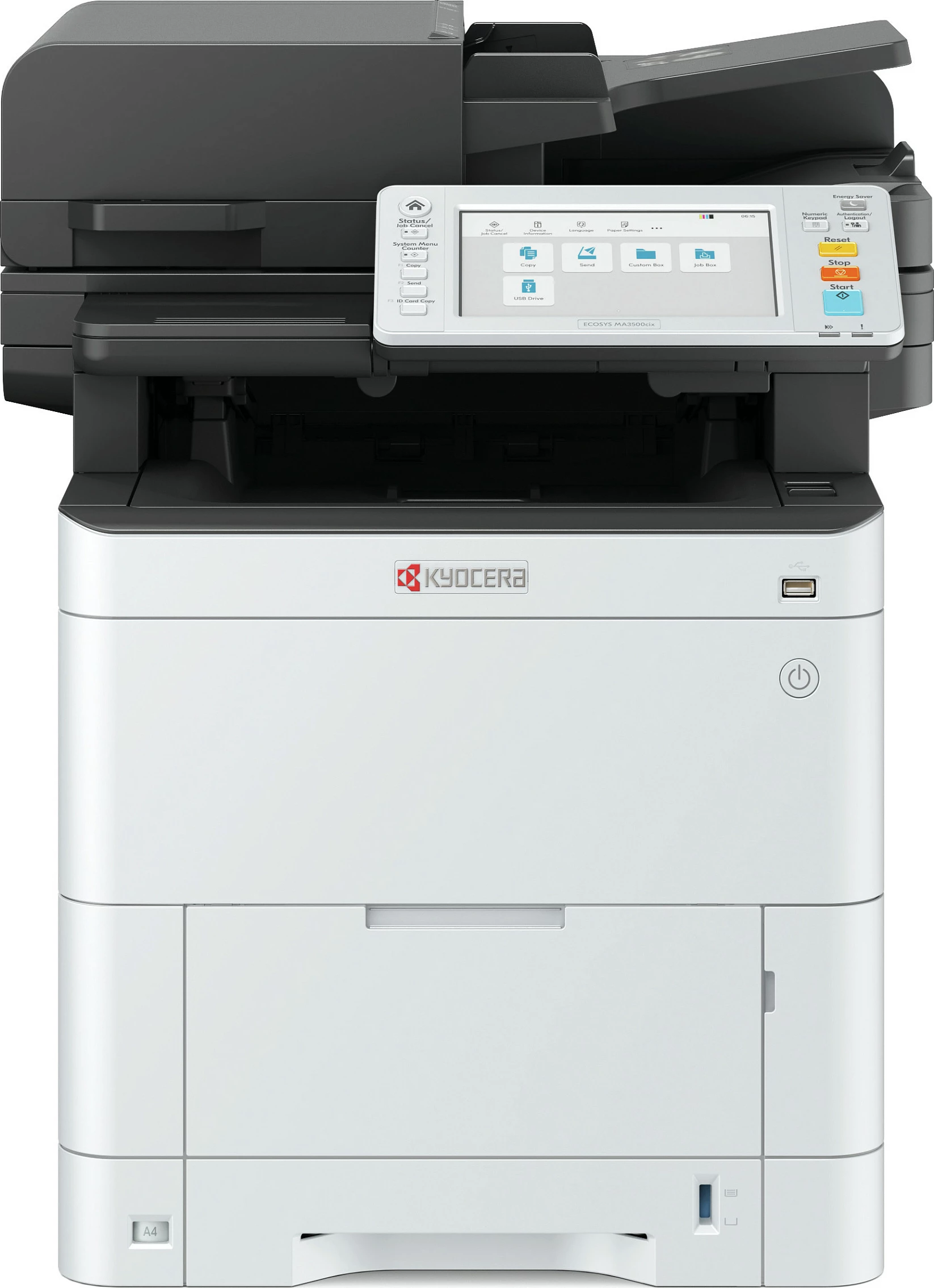 Printer multifunksional Kyocera ECOSYS MA3500cix, kolor, USB/LAN, Duplex, ADF, gri/zi