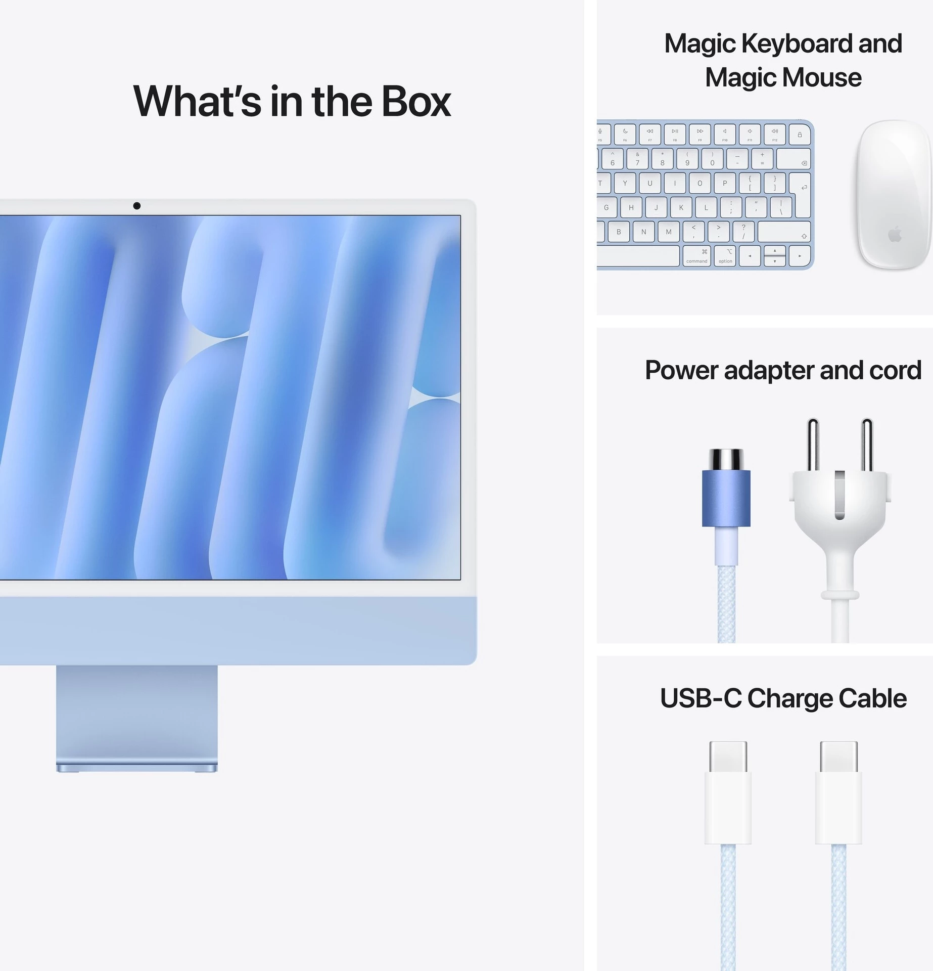 Apple IMAC 24: BLUE/M4 8C CPU/8C GPU/16GB/256GB-ZEE