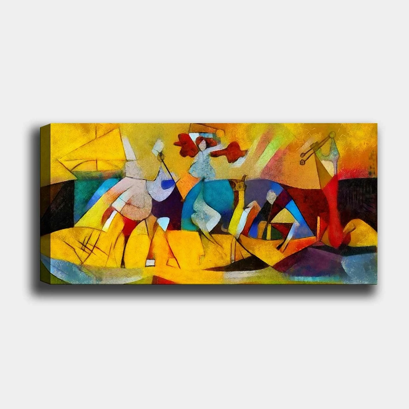 Pikturë dekorative në kanavacë, Wallity YTY588081758_50120, shumëngjyrëshe, 50x120cm