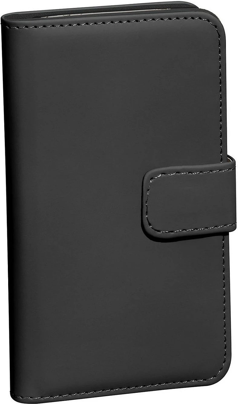 Mbështjellës PEDEA 50160996 wallet case për iPhone 16 Pro Max, mbyllje magnetike, me xhepa karta, i zi