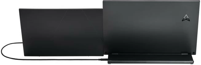 Monitor portativ, ASUS, ZenScreen MB16QHG (90LM08NG-B01170), 16'' WQXGA 2560x1600, 120 Hz IPS, USB-C dyanshëm, HDR400, zi/gri