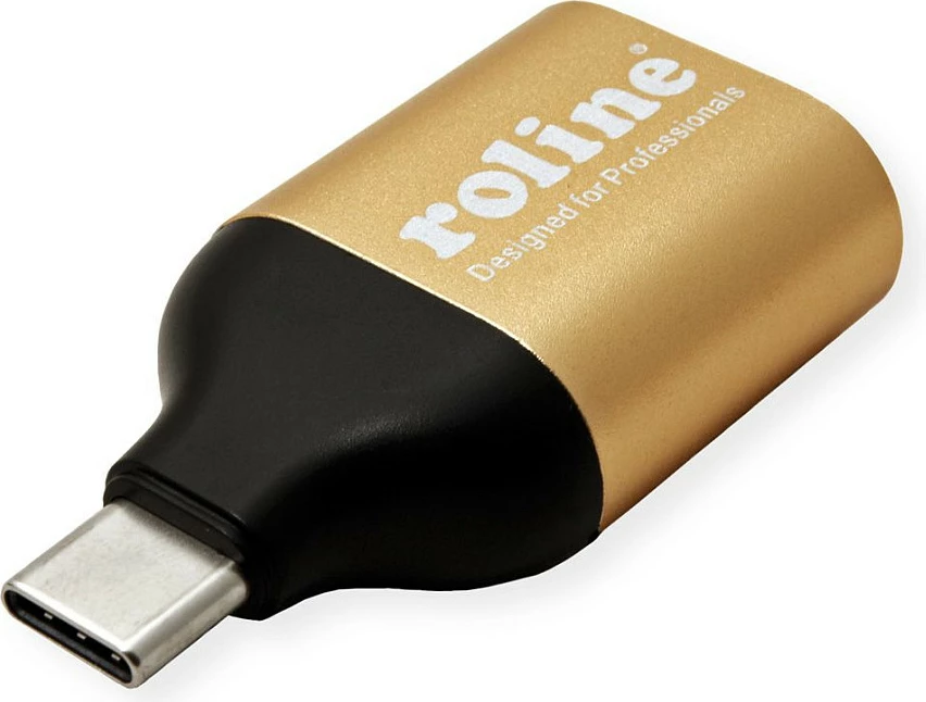 Adapter USB-C në VGA ROLINE 12.03.3233, 1080p 60Hz, i artë