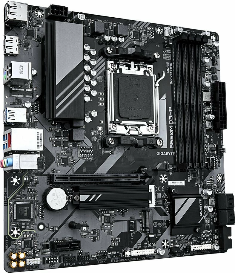 Pllakë amë Gigabyte B650M D3HP Micro-ATX, DDR5, PCIe 4.0