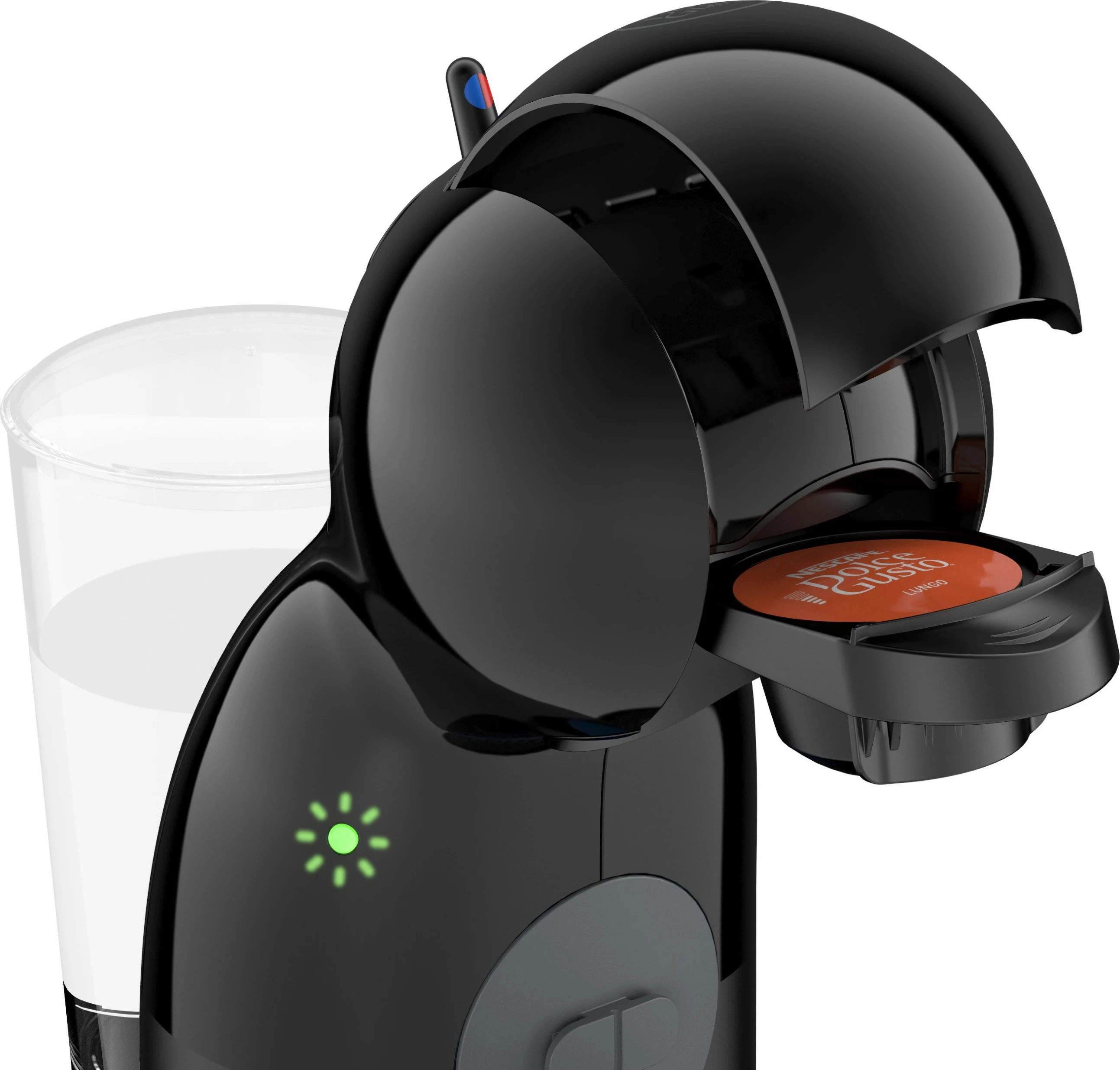 Aparat kafeje Krups Dolce Gusto Piccolo XS KP 1A3B, manual, kapsula, 0.8L, e zezë