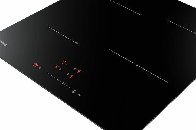 Pllakë induksioni Samsung NZ64T3707A1, 4 zona, 59 cm, 7.2 kW, e zezë