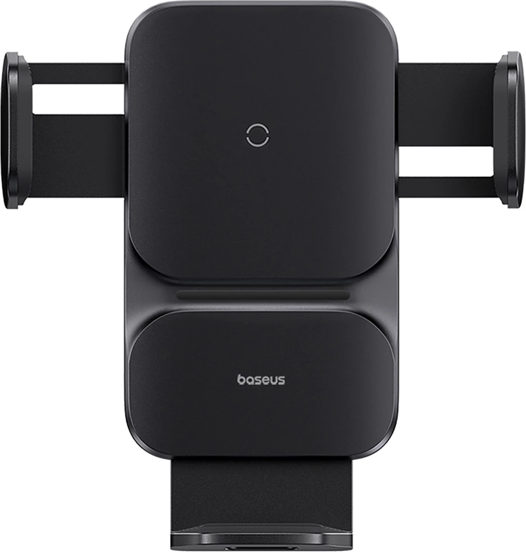 Mbajtës automatik Baseus Wisdom CGZX000001 me karikues wireless 15W, për grilë, i zi