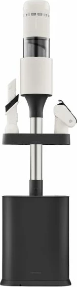 Fshesë me korrent vertikale Roborock H60 Hub 115 AW, stacion vetëzbrazës 2 L, bateri e heqshme 60 min, ekran LED, dritë jeshile, bardhë/zi