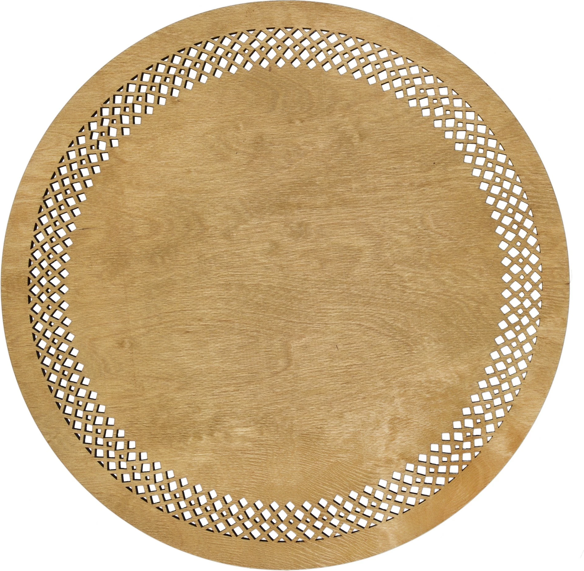 Set nënshtrues tavoline prej druri (4 copë), Hermia, Selçuk - ngjyrë mjaltë