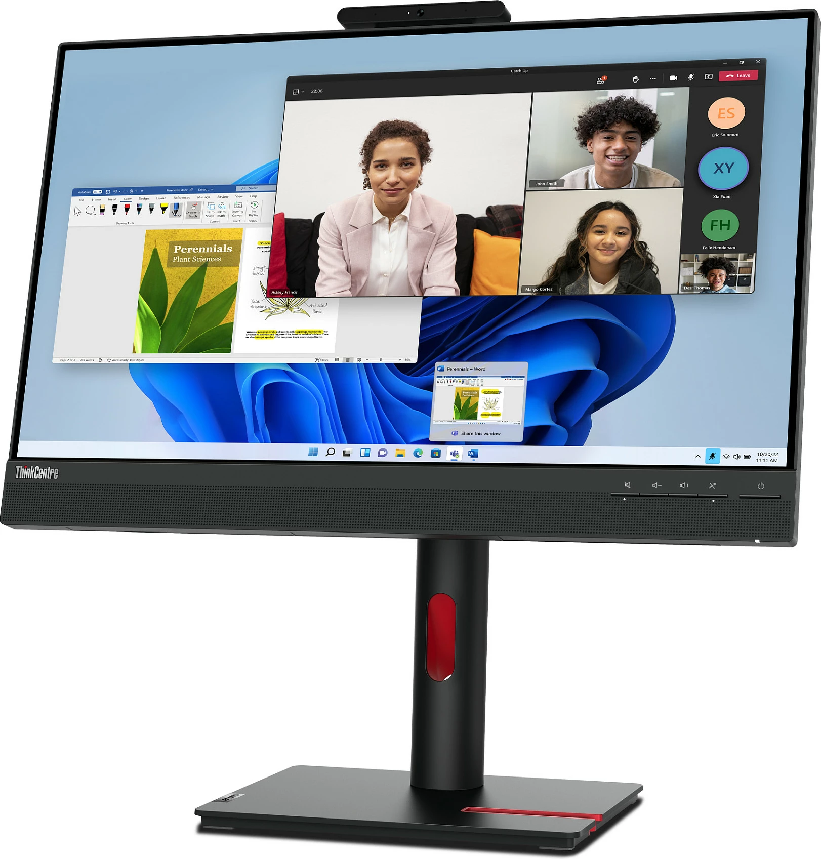 Monitor Lenovo ThinkCentre Tiny-In-One 24, 60.5 cm (23.8"), 1920 x 1080 pixels, Full HD, LED, 6 ms, E zezë