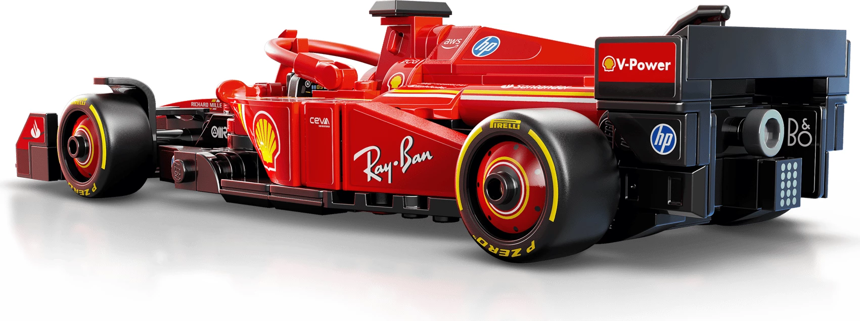 Set ndërtimi LEGO Speed Champions Ferrari SF-24 F1 Race Car 77242, 275 pjesë, e kuqe