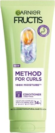 Kondicioner për flokë kaçurrela Garnier Fructis Method for Curls për femra, 200ml