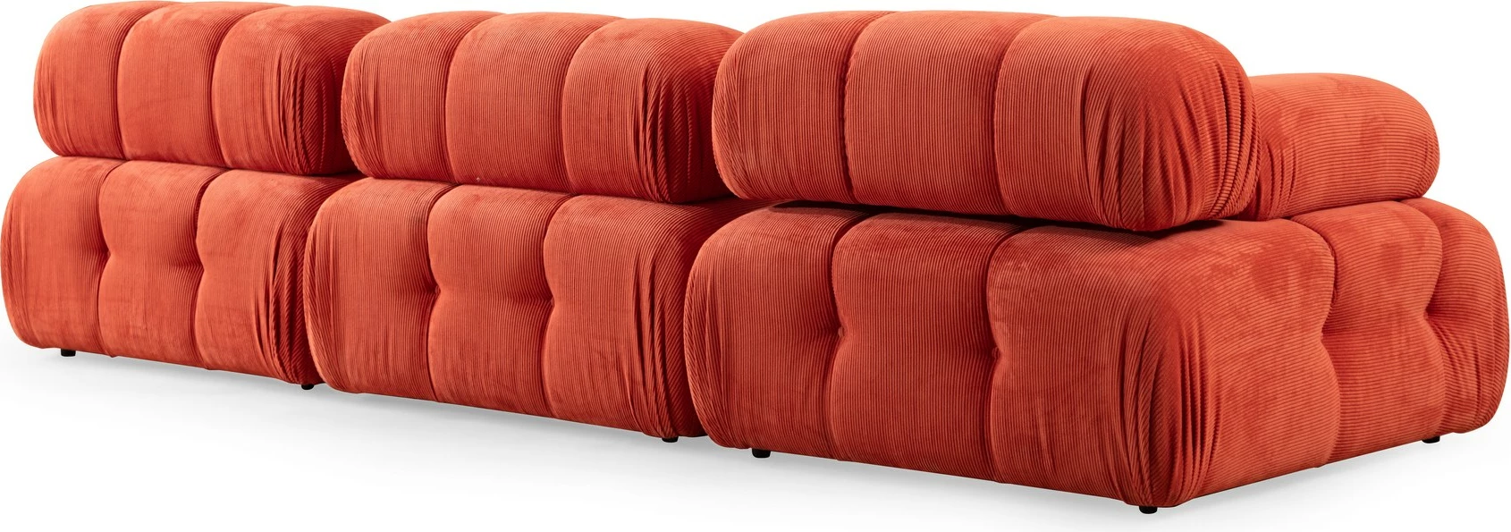 Divan treshe, ngjyrë e kuqe, Atelier del Sofa Doblo (L1-O1-1R)