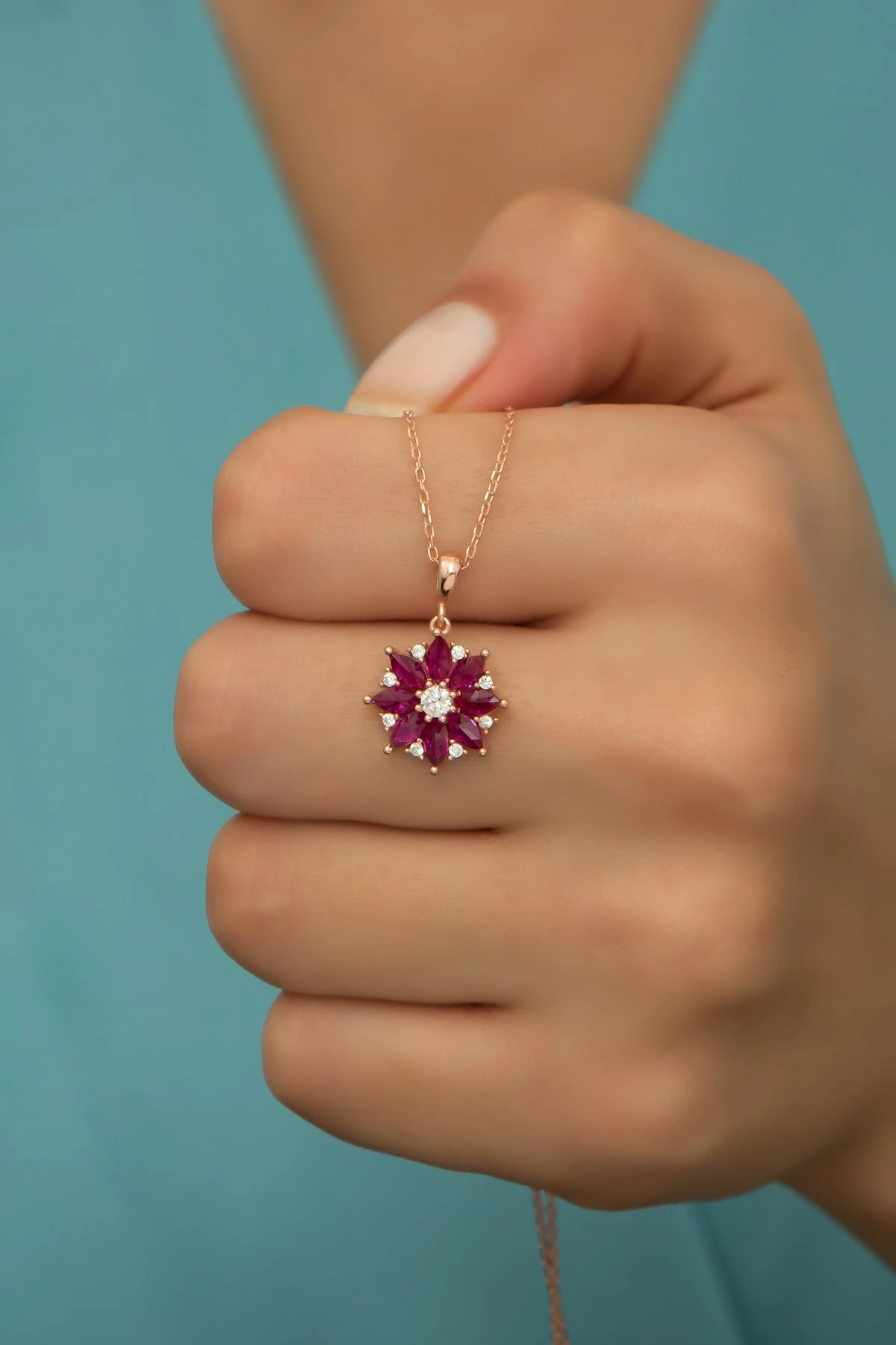 Varëse argjendi Jumeon, ngjyrë rozë e artë dhe fuchsia, NRZ99721