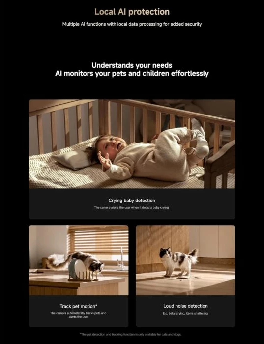 Kamerë sigurie smart Xiaomi C700 4K 8MP Wi‑Fi 6, e bardhë