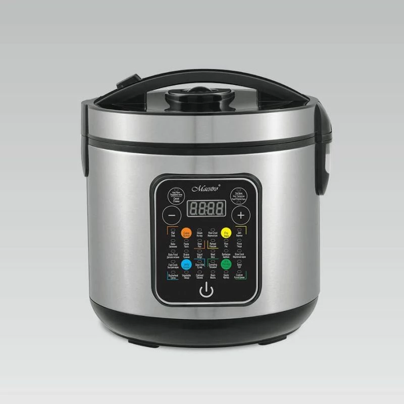 Multicooker MAESTRO MR-794, 5 litra, 900W, ngjyrë çelik satinë/zezë