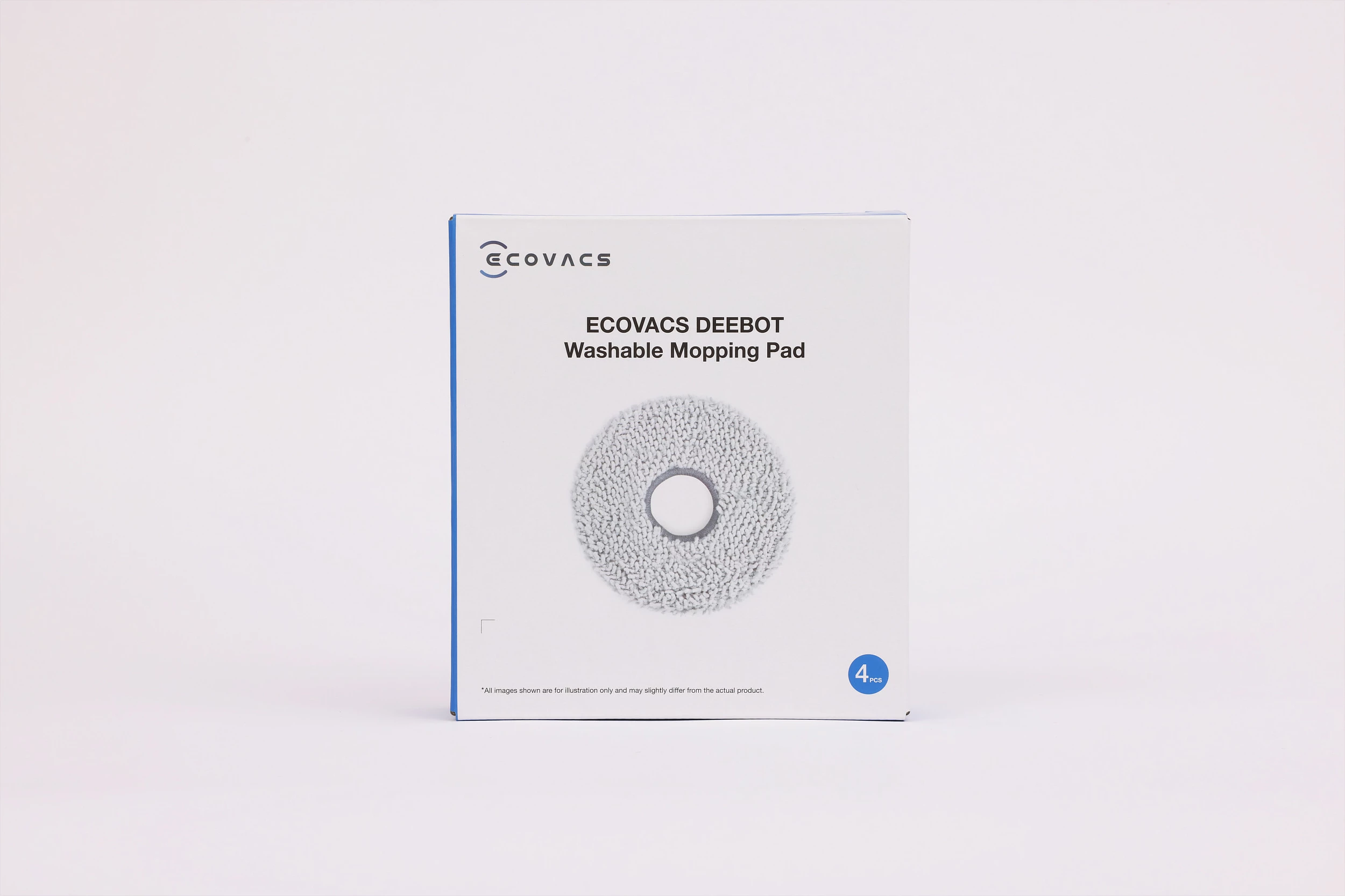 Mop pad Ecovacs DCC040047 për robot fshesë DEEBOT X5 Family, set 4 copë, gri