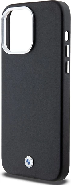 Mbështjellës BMW Signature Wrapped Metal MagSafe për iPhone 15 Pro Max, i zi