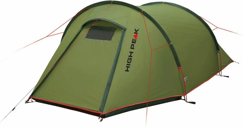 Tendë kampingu High Peak, e kuqe dhe e gjelbër